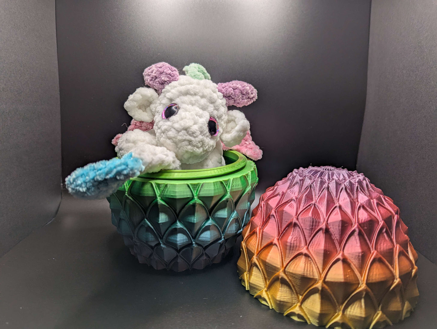 Prism the Dragon with Egg